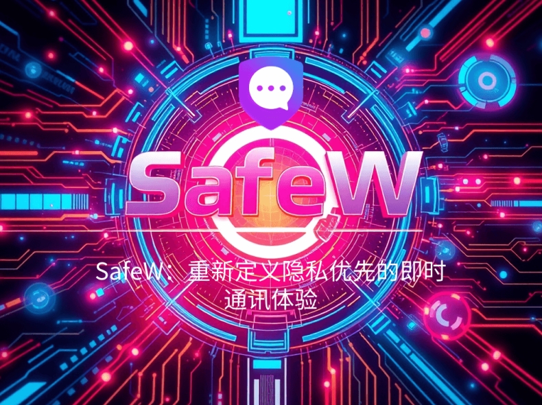 SafeW 安全通讯工具 — 端到端加密界面展示